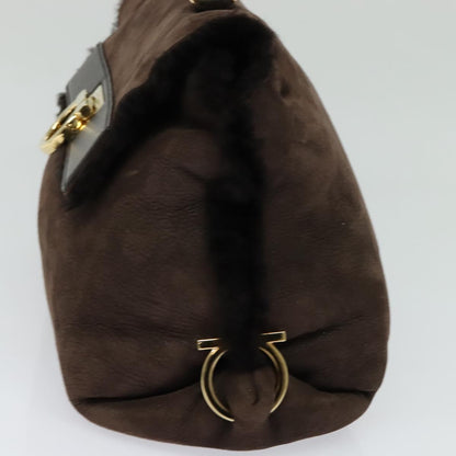 Salvatore Ferragamo Brown Leather Sofia