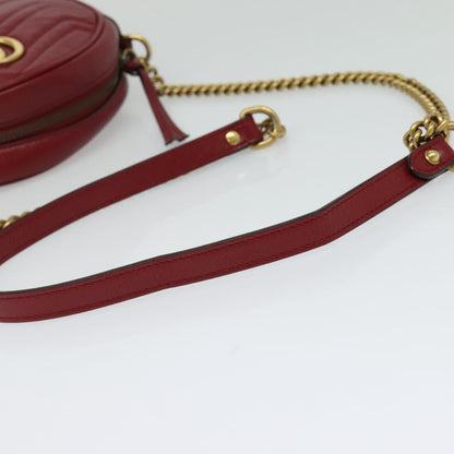 Gucci Red Leather Marmont