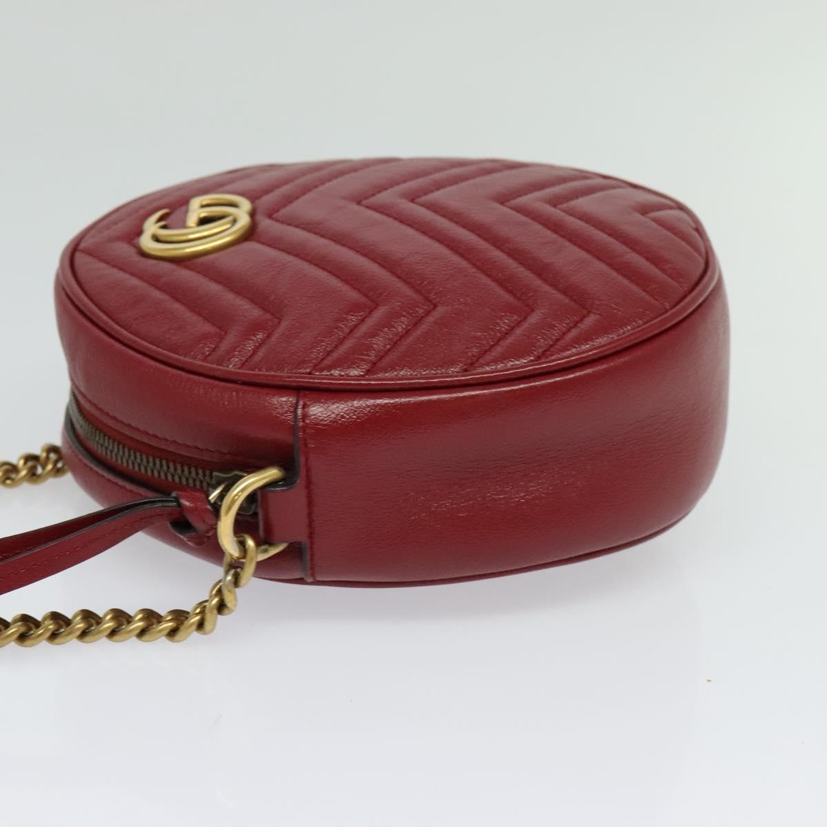 Gucci Red Leather Marmont