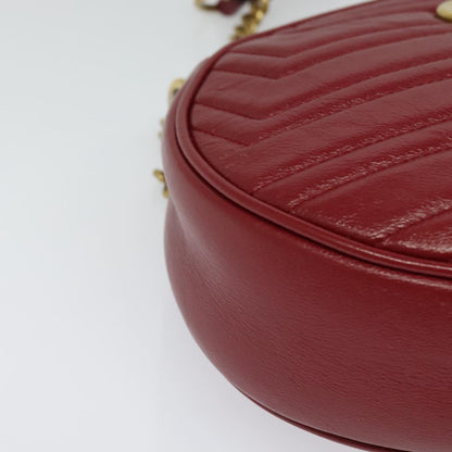 Gucci Red Leather Marmont