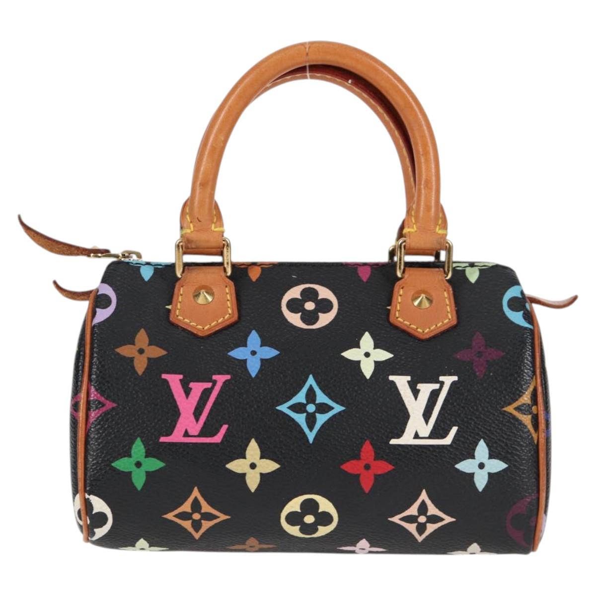Louis Vuitton Black Canvas Nano Speedy