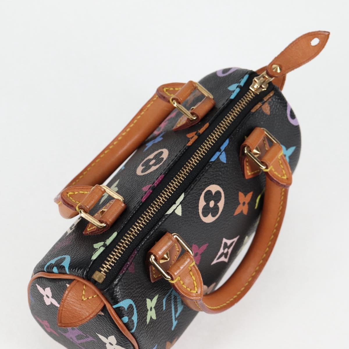 Louis Vuitton Black Canvas Nano Speedy