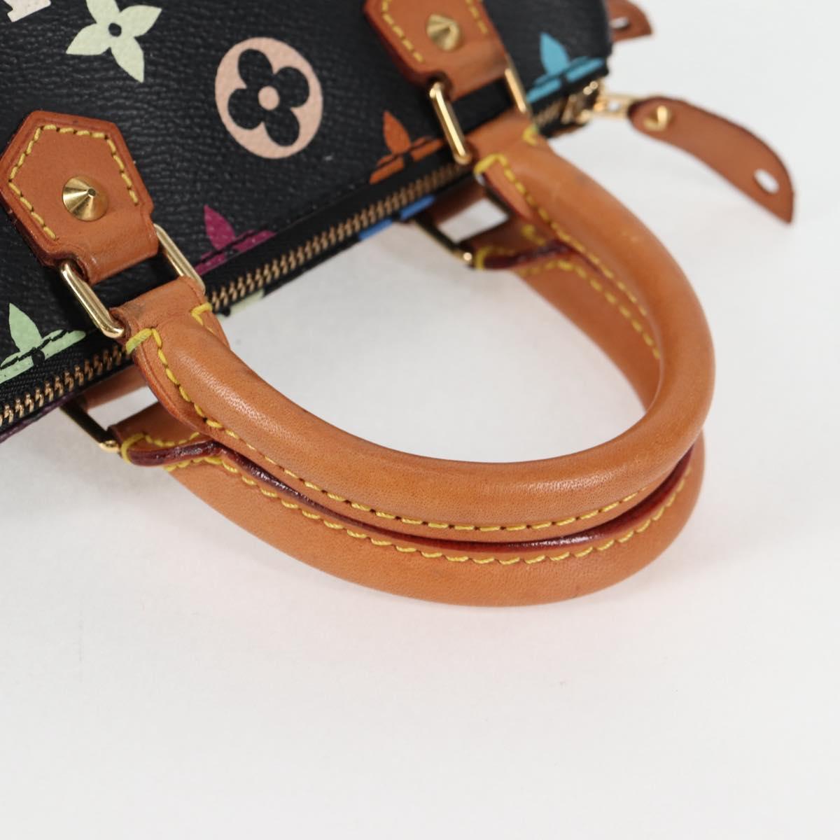 Louis Vuitton Black Canvas Nano Speedy