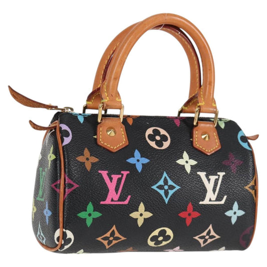 Louis Vuitton Black Canvas Nano Speedy