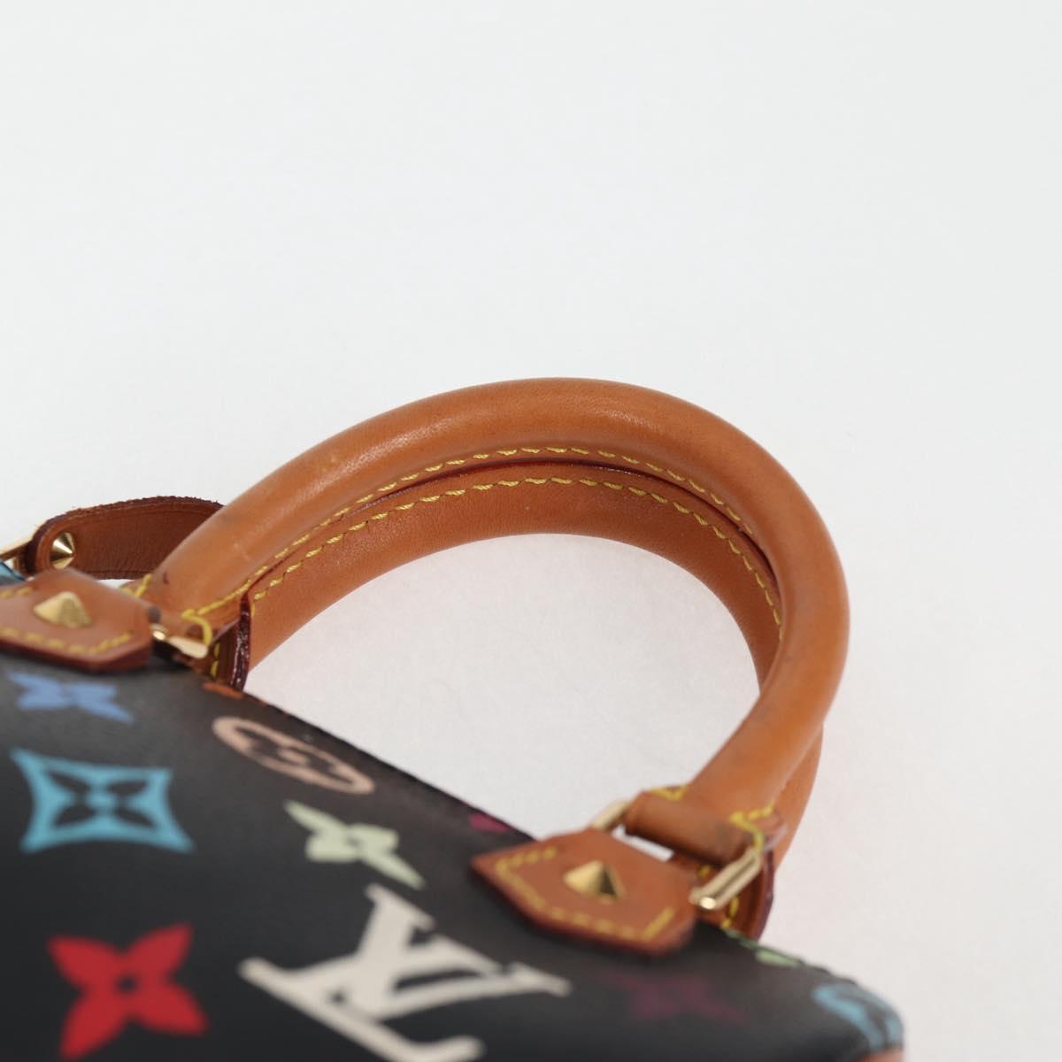 Louis Vuitton Black Canvas Nano Speedy