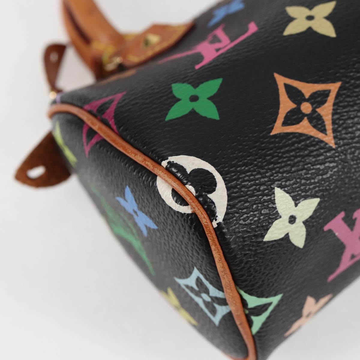 Louis Vuitton Black Canvas Nano Speedy