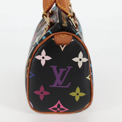 Louis Vuitton Black Canvas Nano Speedy