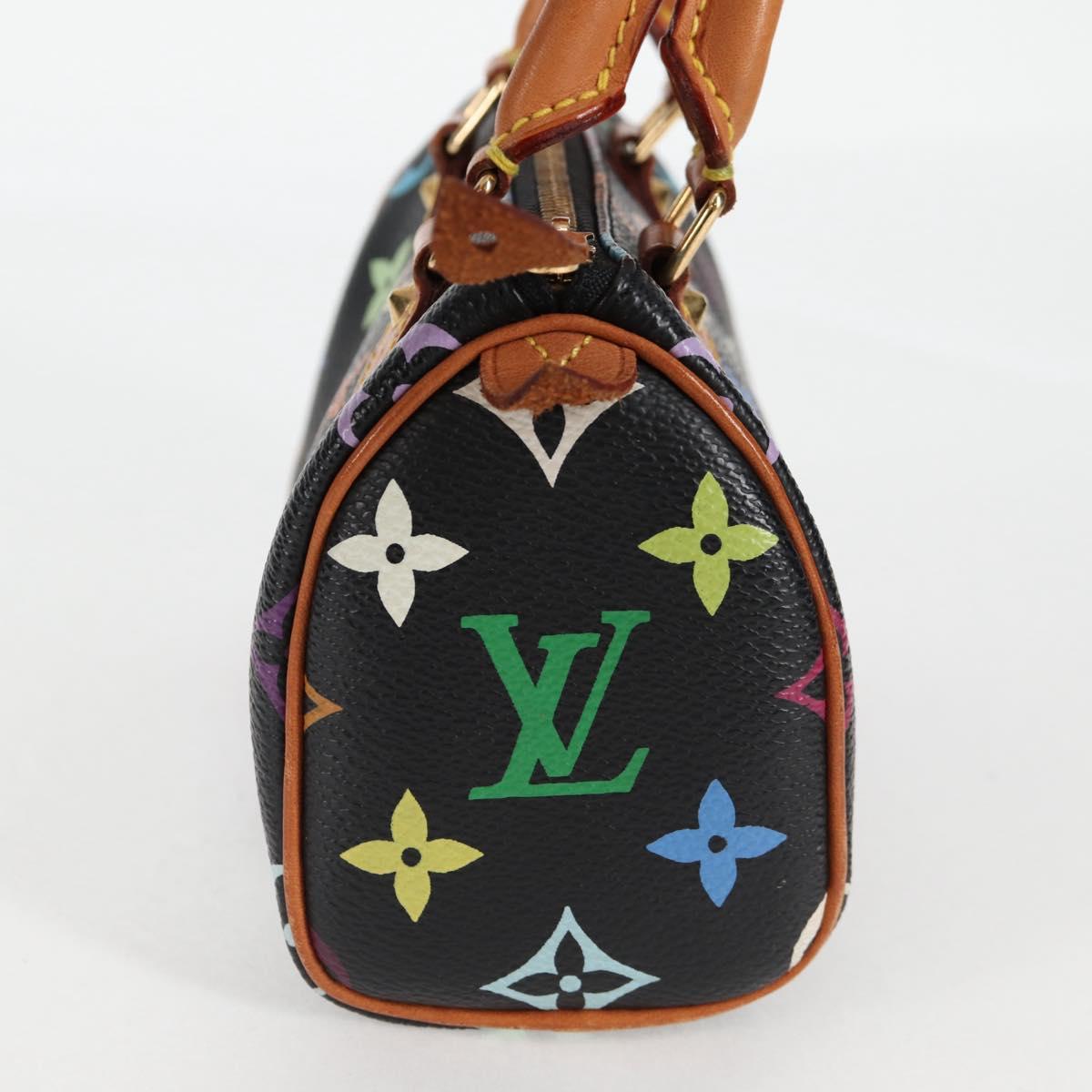 Louis Vuitton Black Canvas Nano Speedy