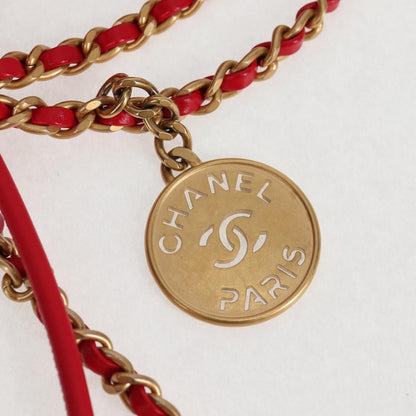 Chanel Red Leather Chanel 22