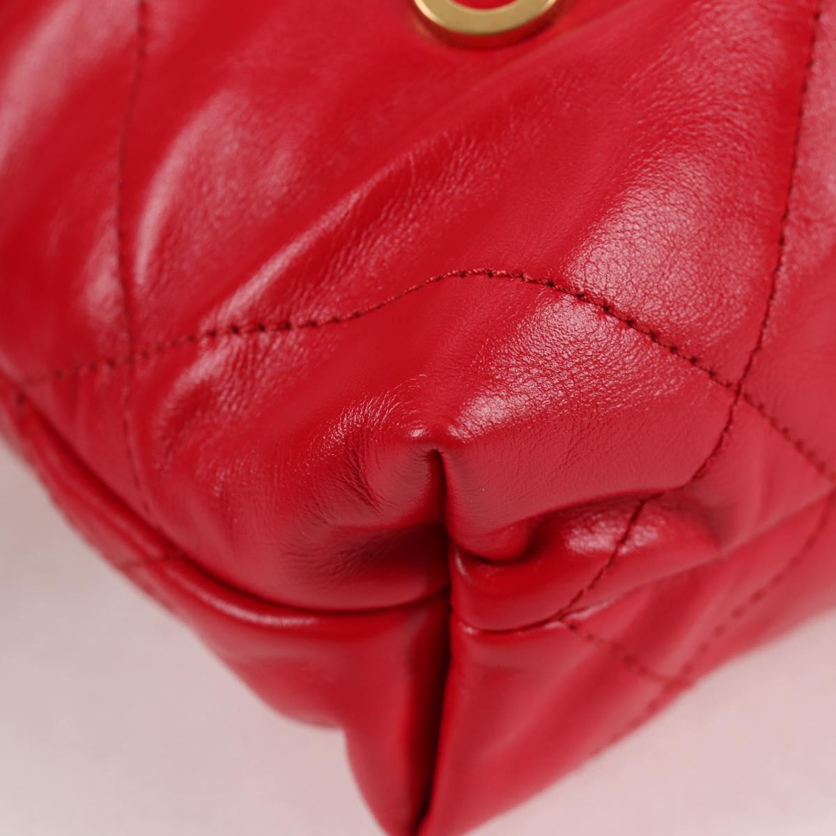 Chanel Red Leather Chanel 22