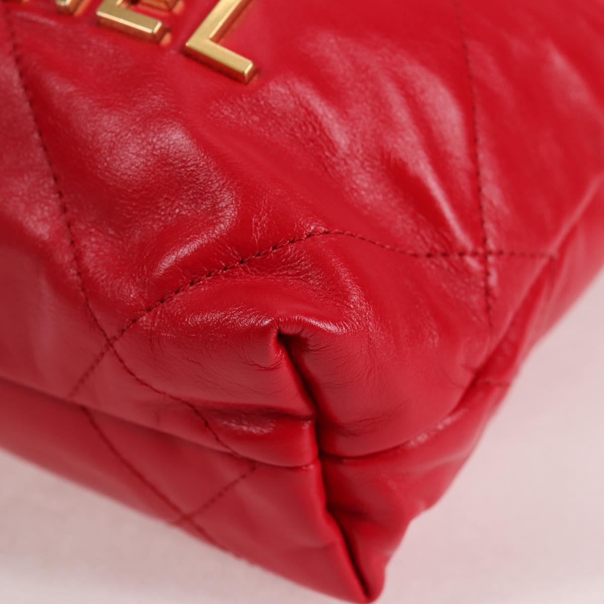 Chanel Red Leather Chanel 22