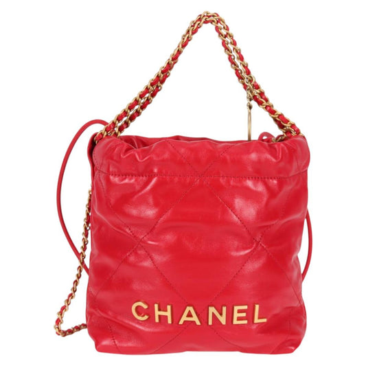 Chanel Red Leather Chanel 22