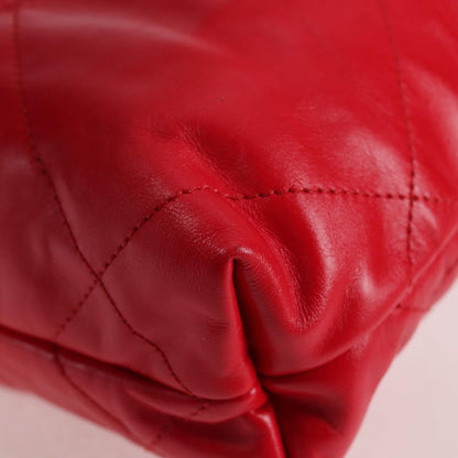 Chanel Red Leather Chanel 22