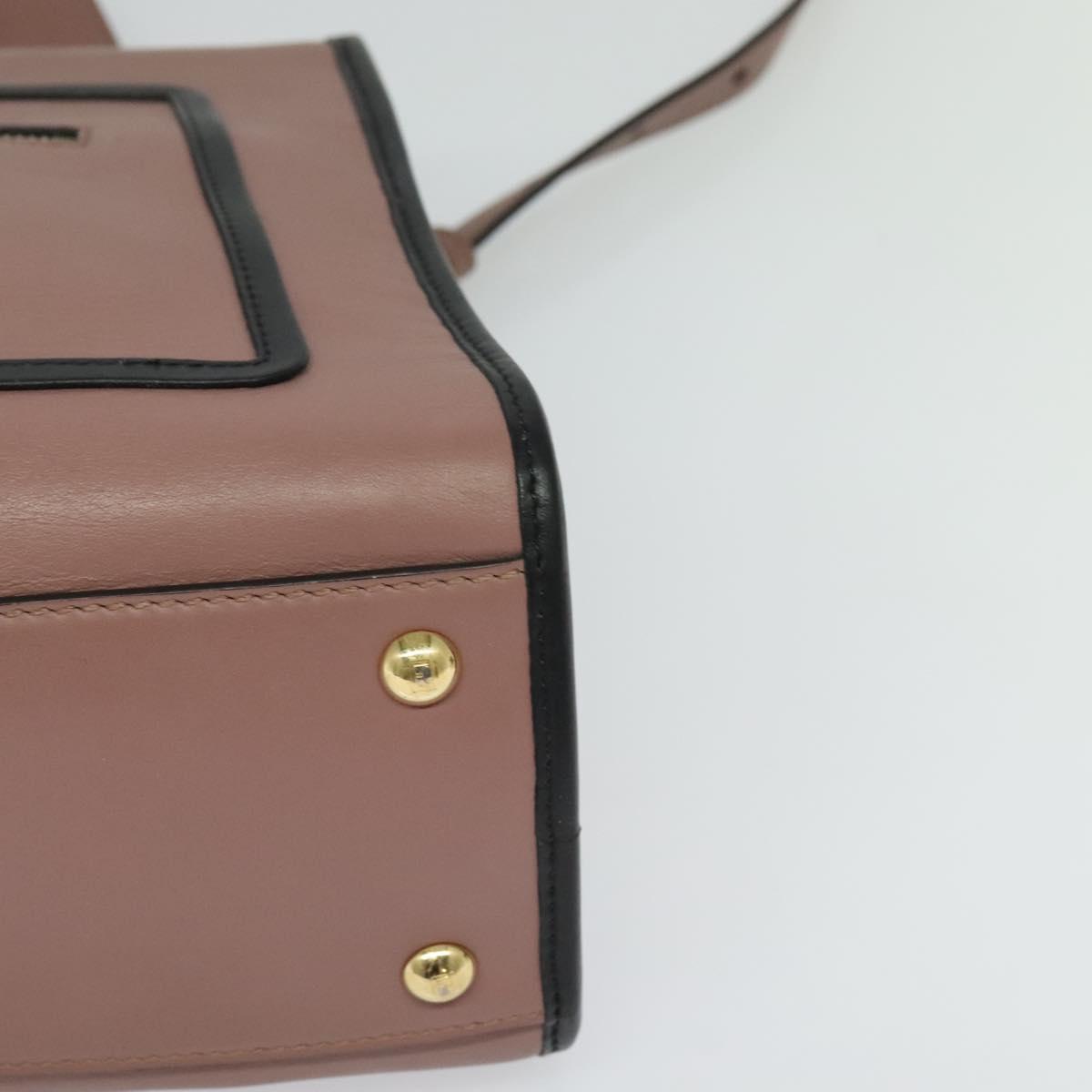 Fendi Pink Leather Runaway