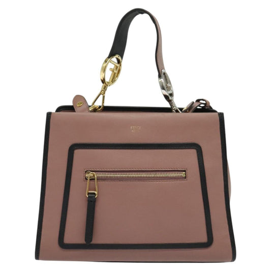Fendi Pink Leather Runaway