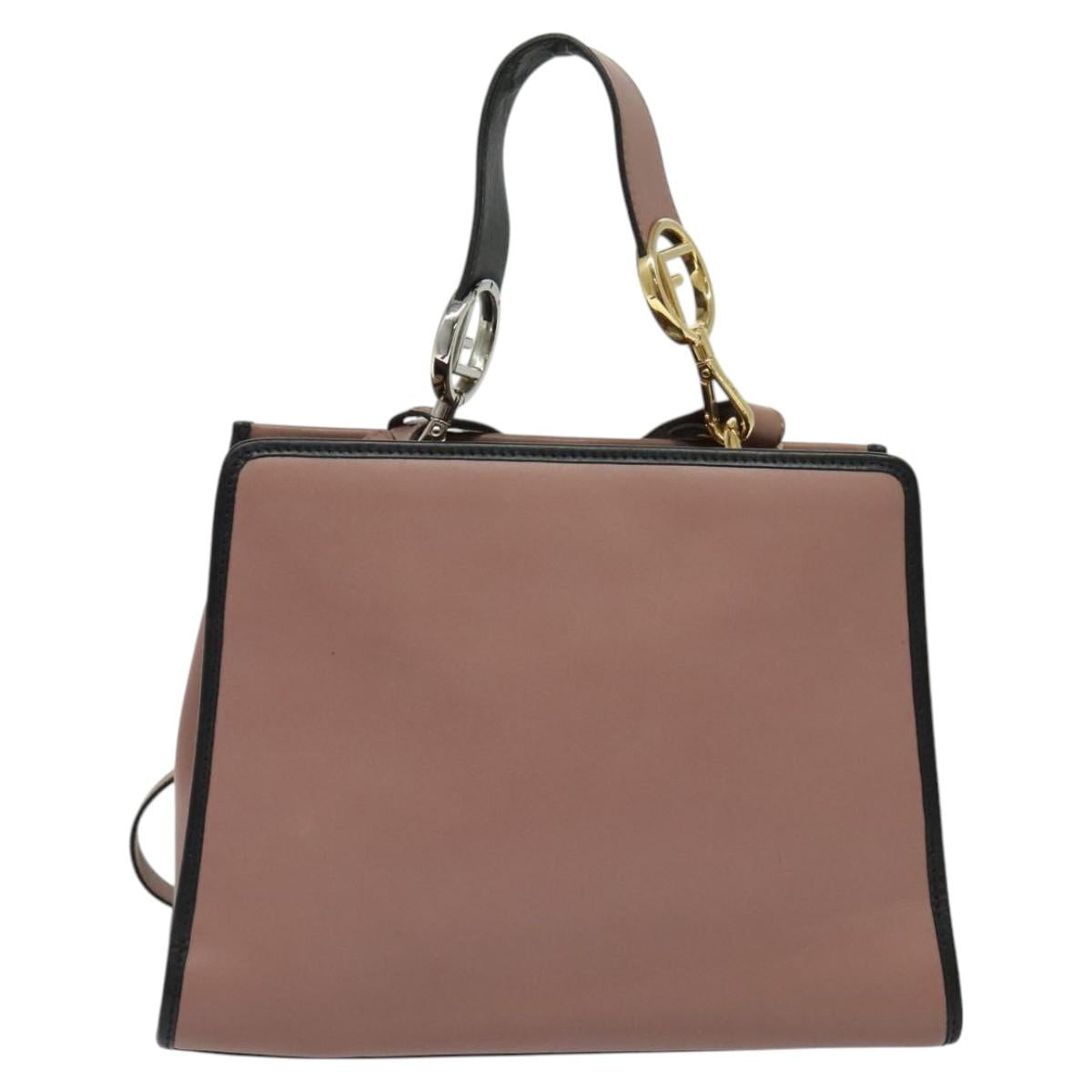 Fendi Pink Leather Runaway