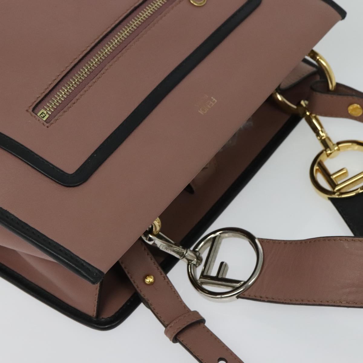 Fendi Pink Leather Runaway