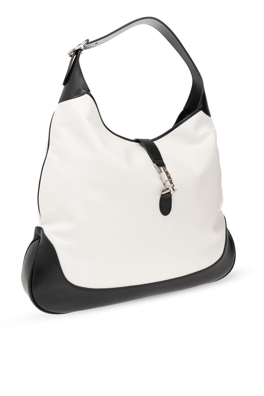 Gucci White Leather Jackie