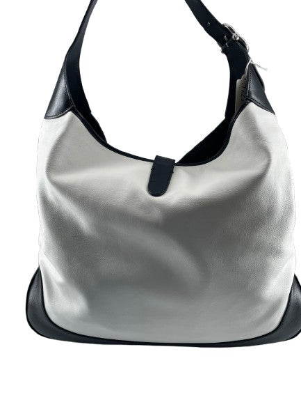 Gucci White Leather Jackie