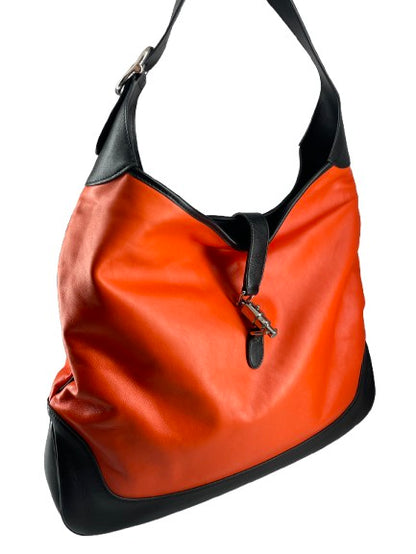Gucci Orange Leather Jackie