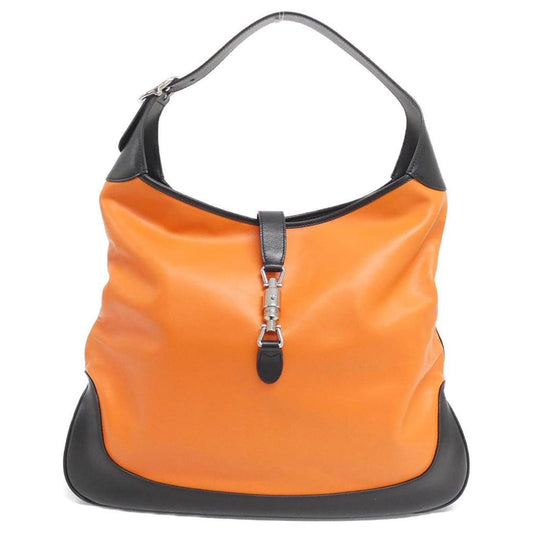 Gucci Orange Leather Jackie