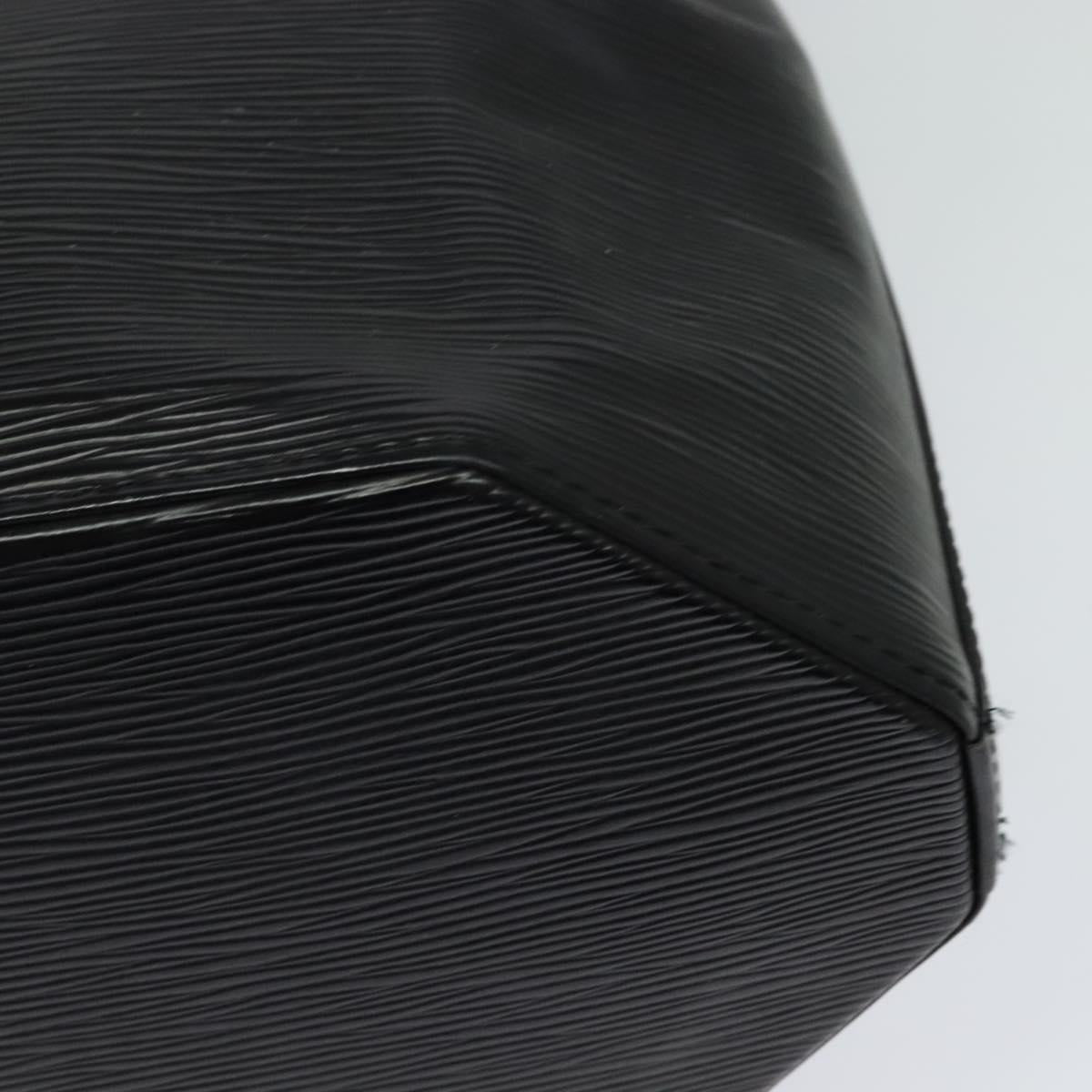 Louis Vuitton Black Leather Twist Bucket Vintage