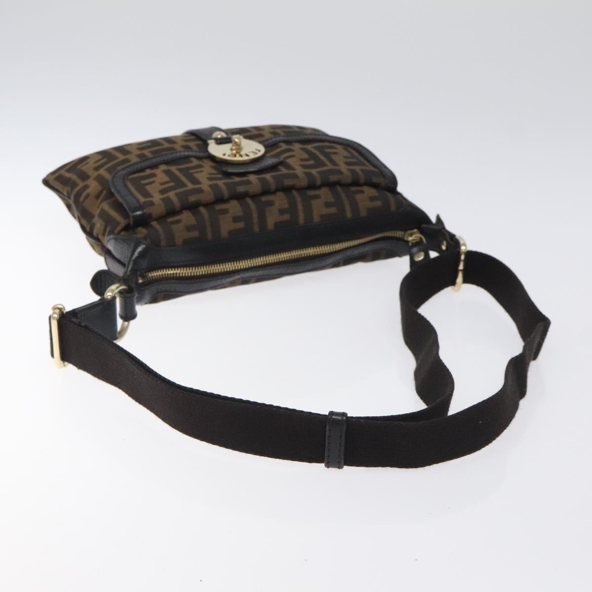 Fendi Brown Canvas Zucchino
