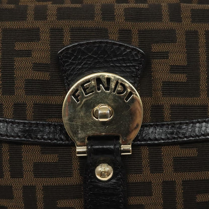 Fendi Brown Canvas Zucchino