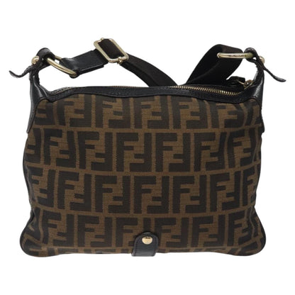 Fendi Brown Canvas Zucchino
