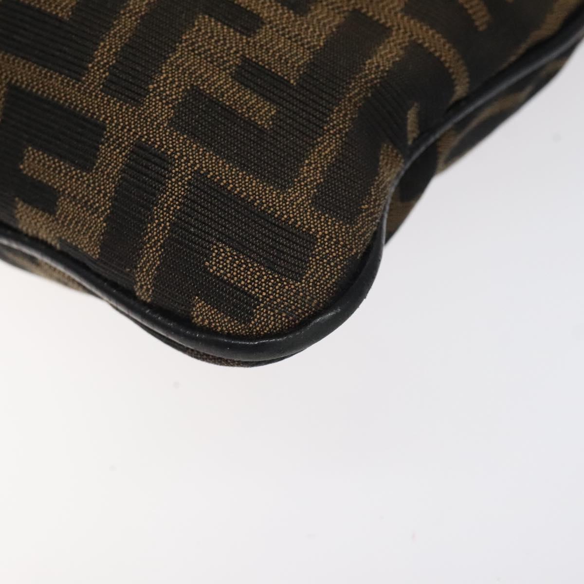Fendi Brown Canvas Zucchino