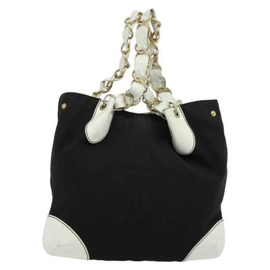 Chanel Black Canvas Cc
