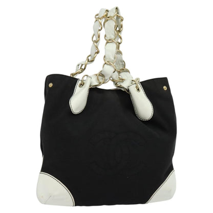 Chanel Black Canvas Cc