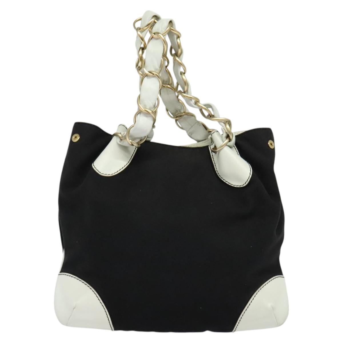 Chanel Black Canvas Cc