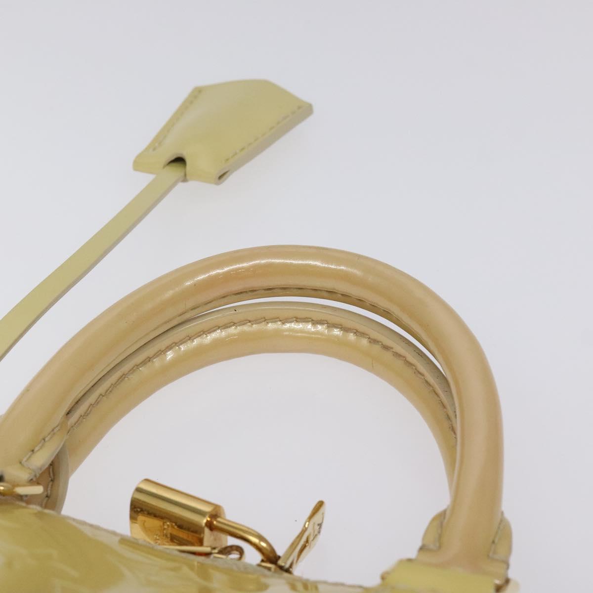 Louis Vuitton Yellow Patent Leather Alma