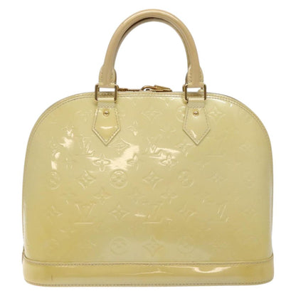 Louis Vuitton Yellow Patent Leather Alma