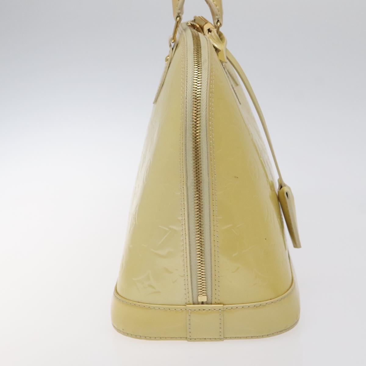 Louis Vuitton Yellow Patent Leather Alma