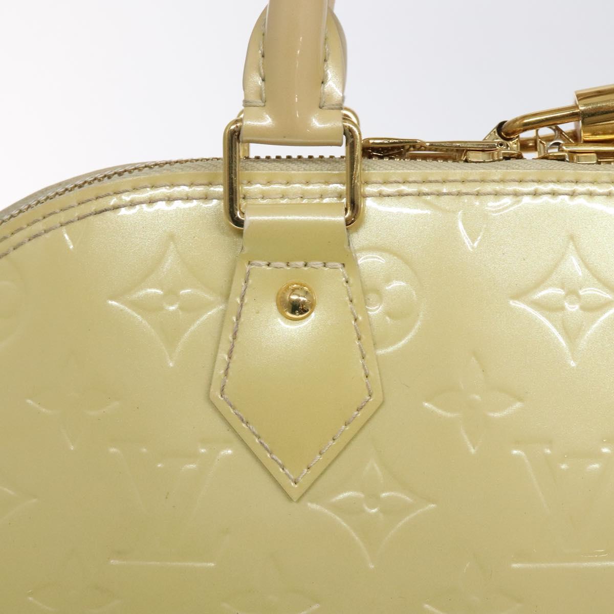 Louis Vuitton Yellow Patent Leather Alma