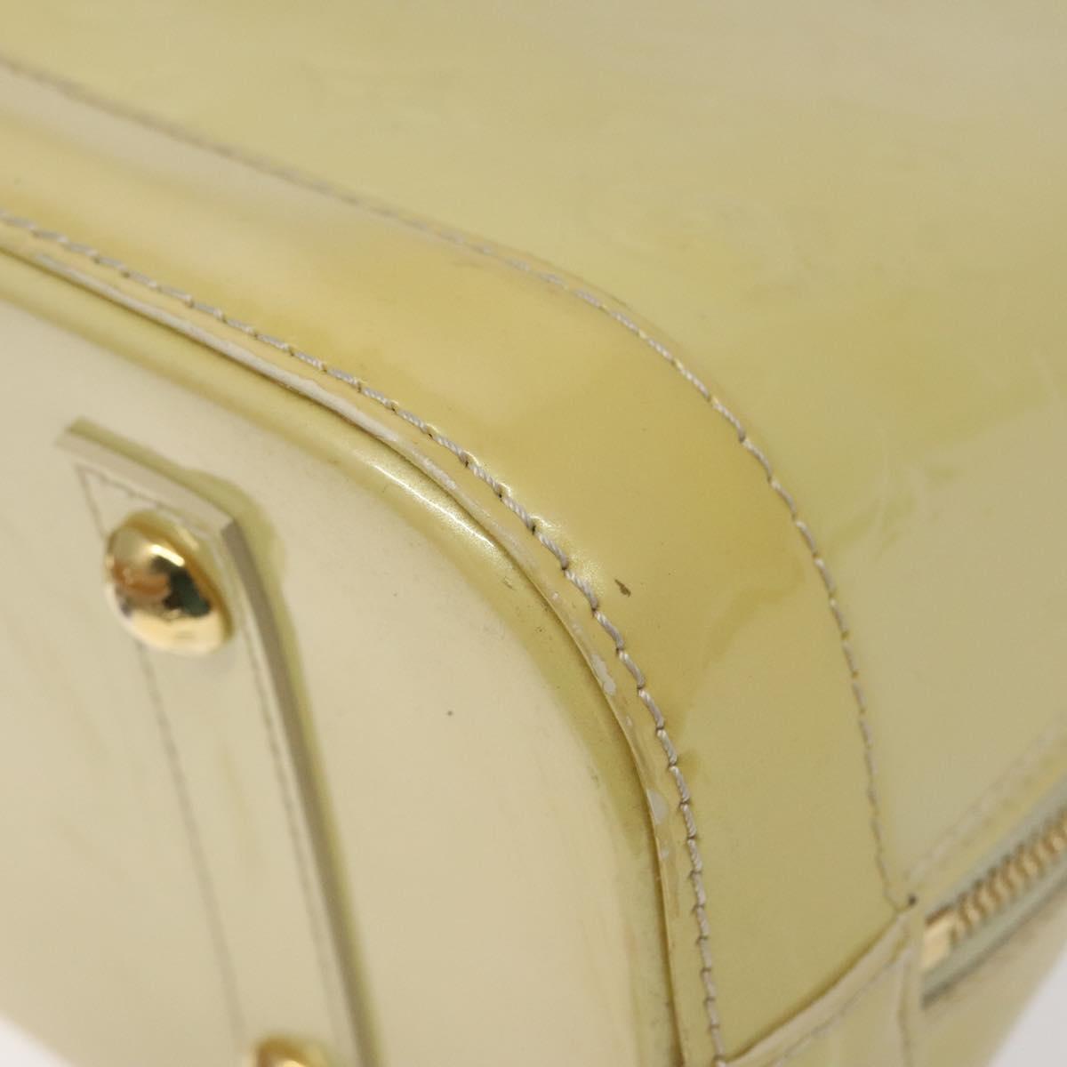 Louis Vuitton Yellow Patent Leather Alma
