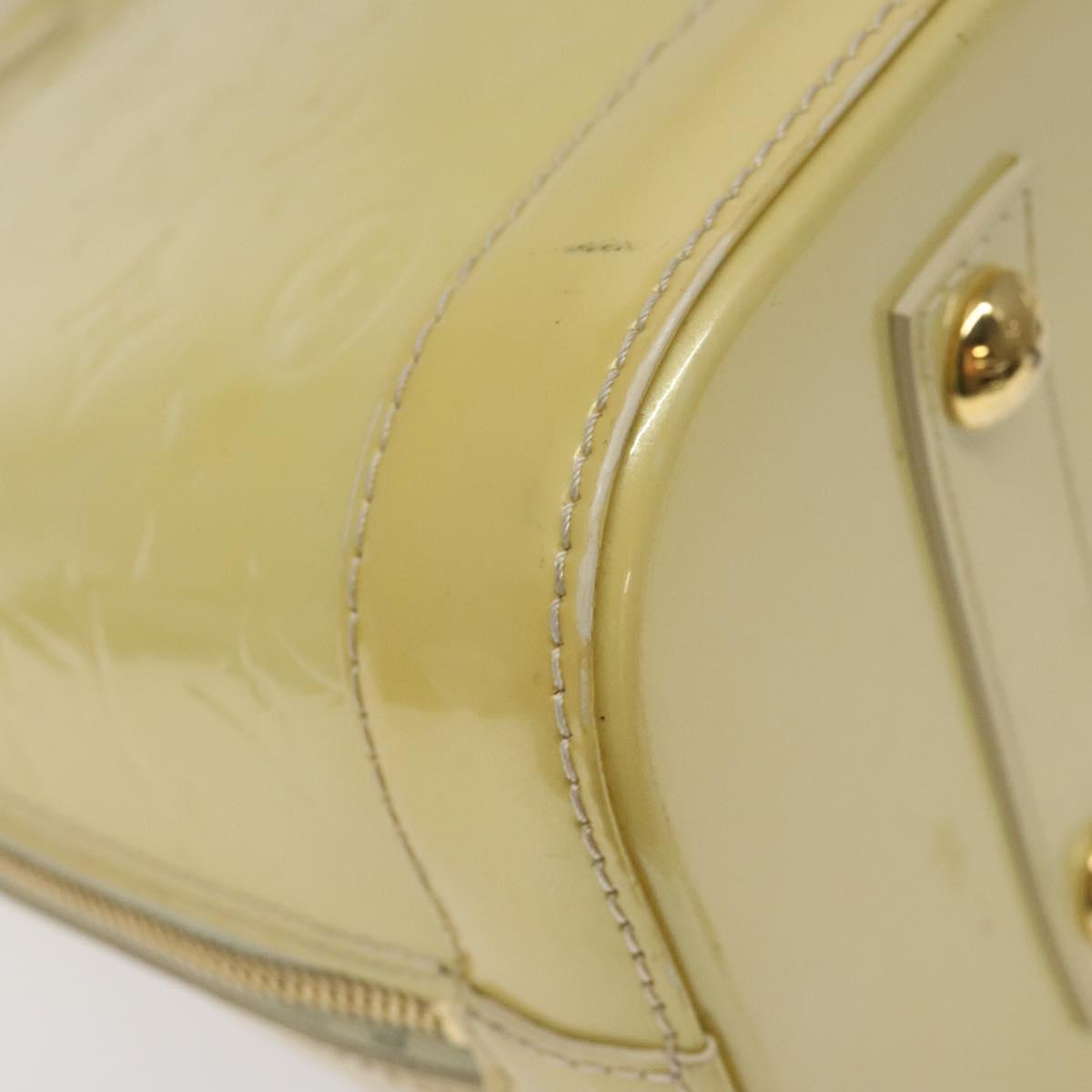 Louis Vuitton Yellow Patent Leather Alma
