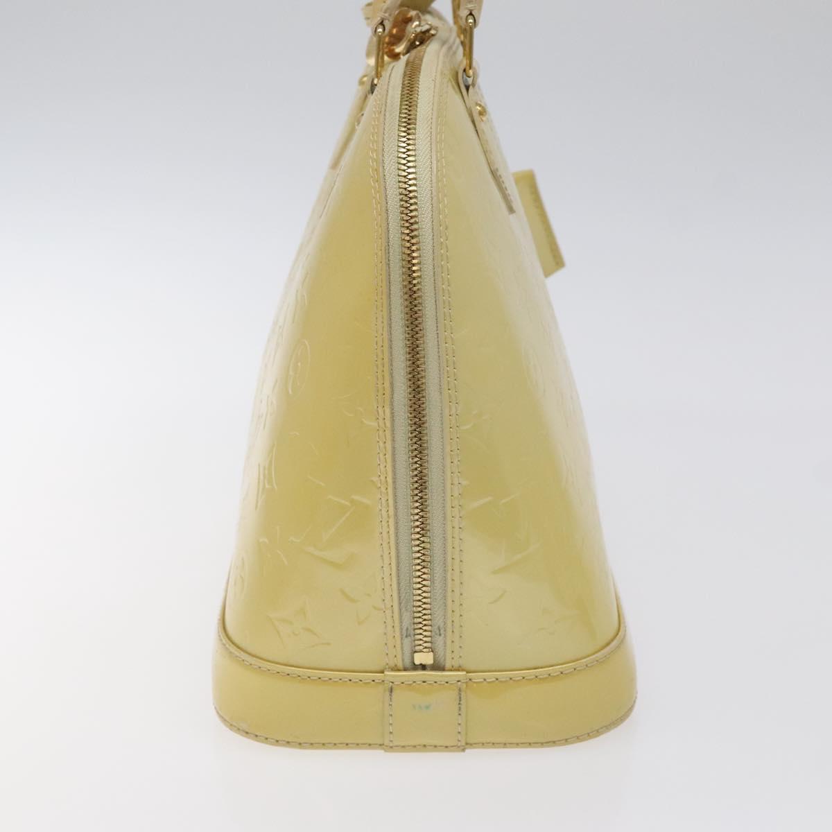 Louis Vuitton Yellow Patent Leather Alma