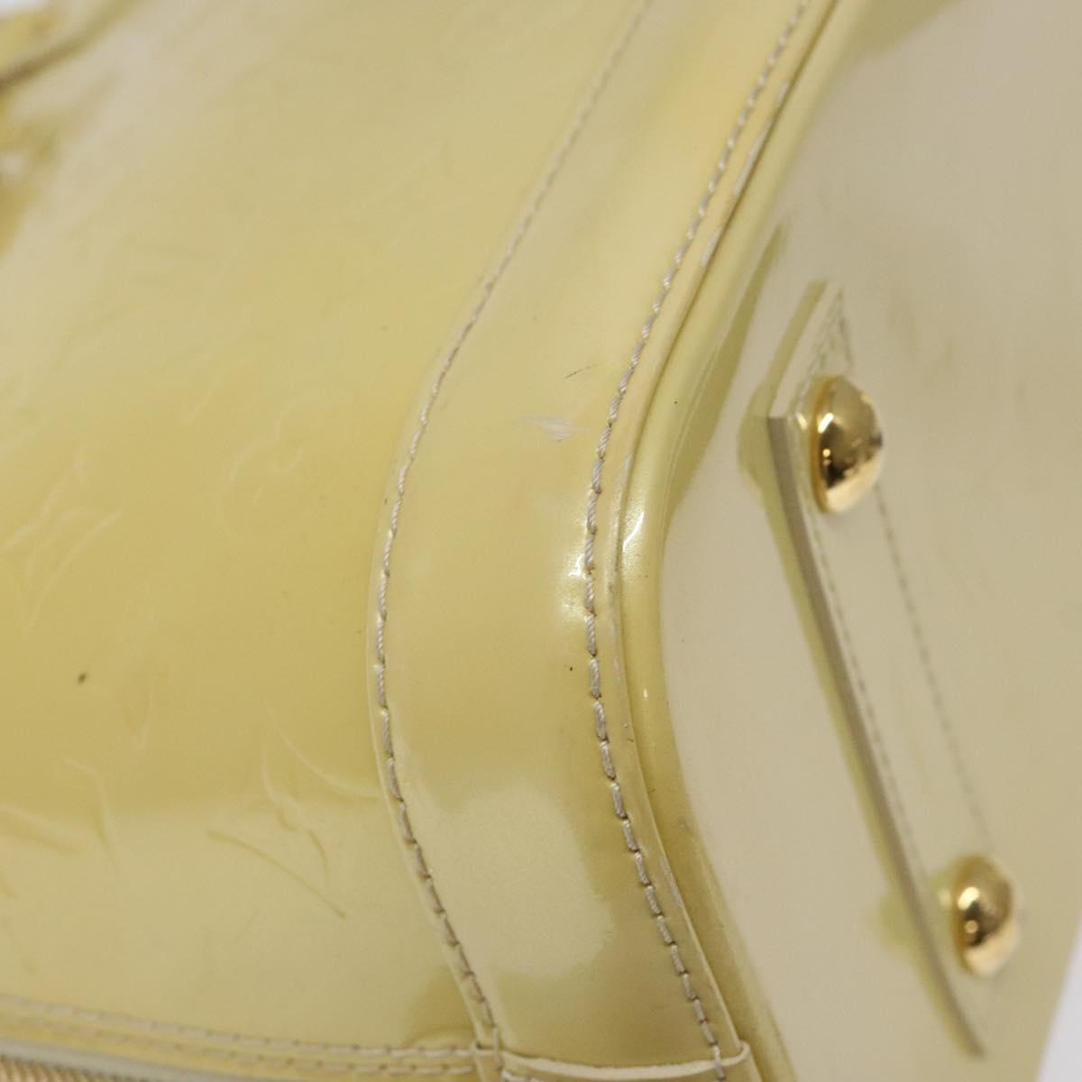 Louis Vuitton Yellow Patent Leather Alma