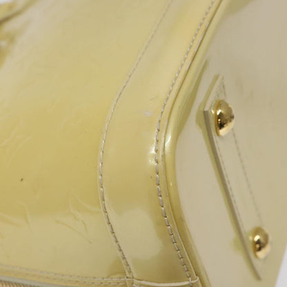 Louis Vuitton Yellow Patent Leather Alma