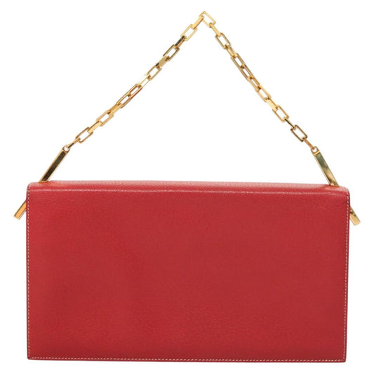 Fendi Red Leather Shoulder