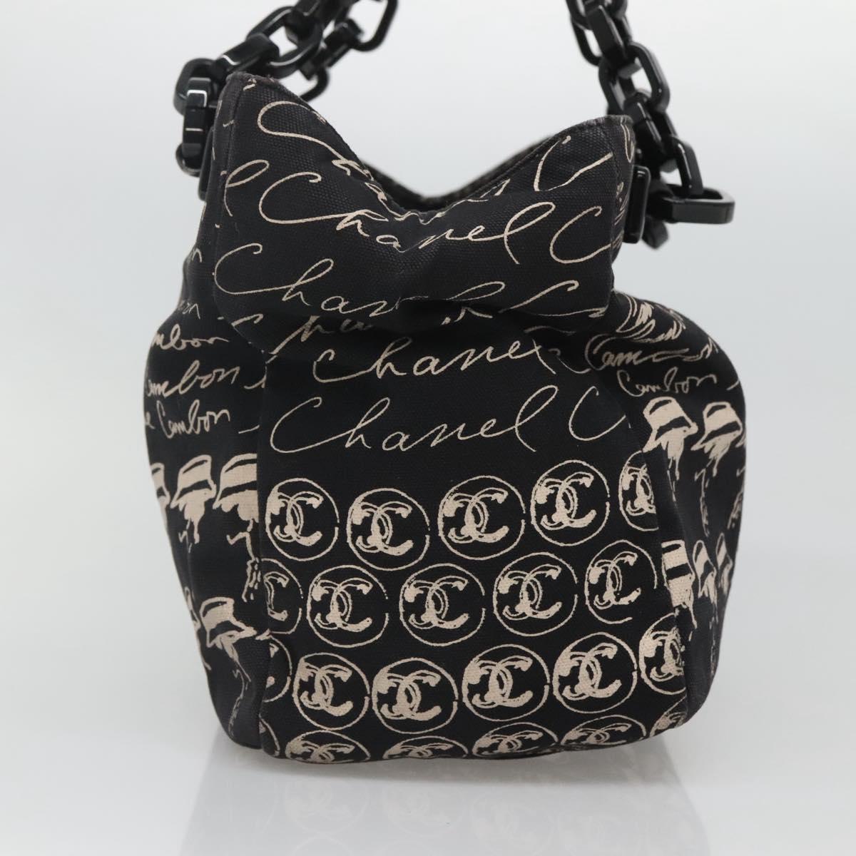 Chanel Black Canvas Ashley