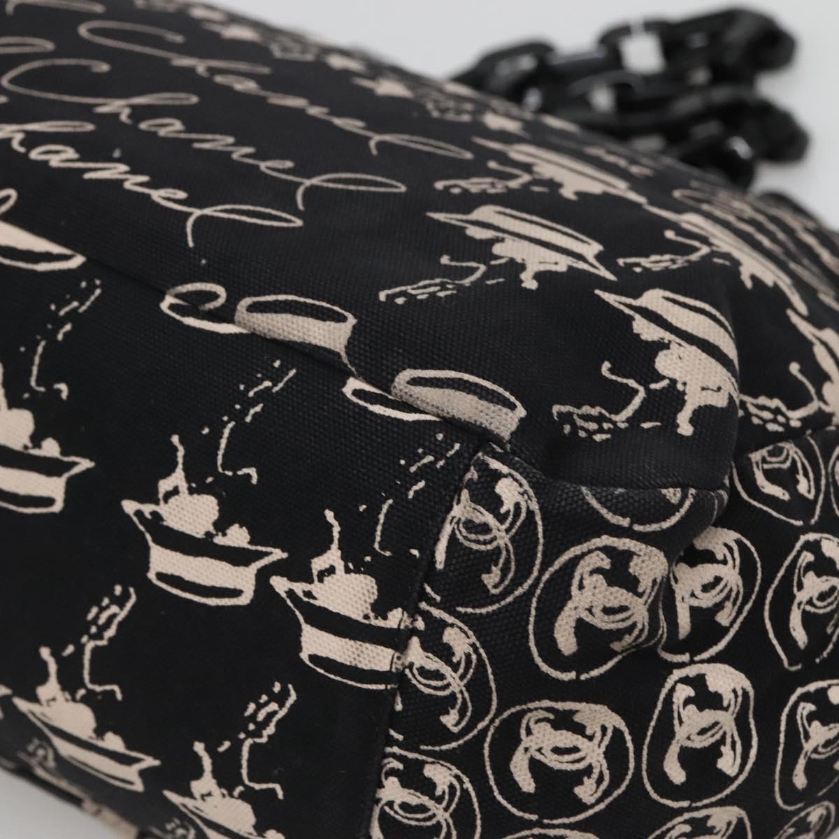 Chanel Black Canvas Ashley