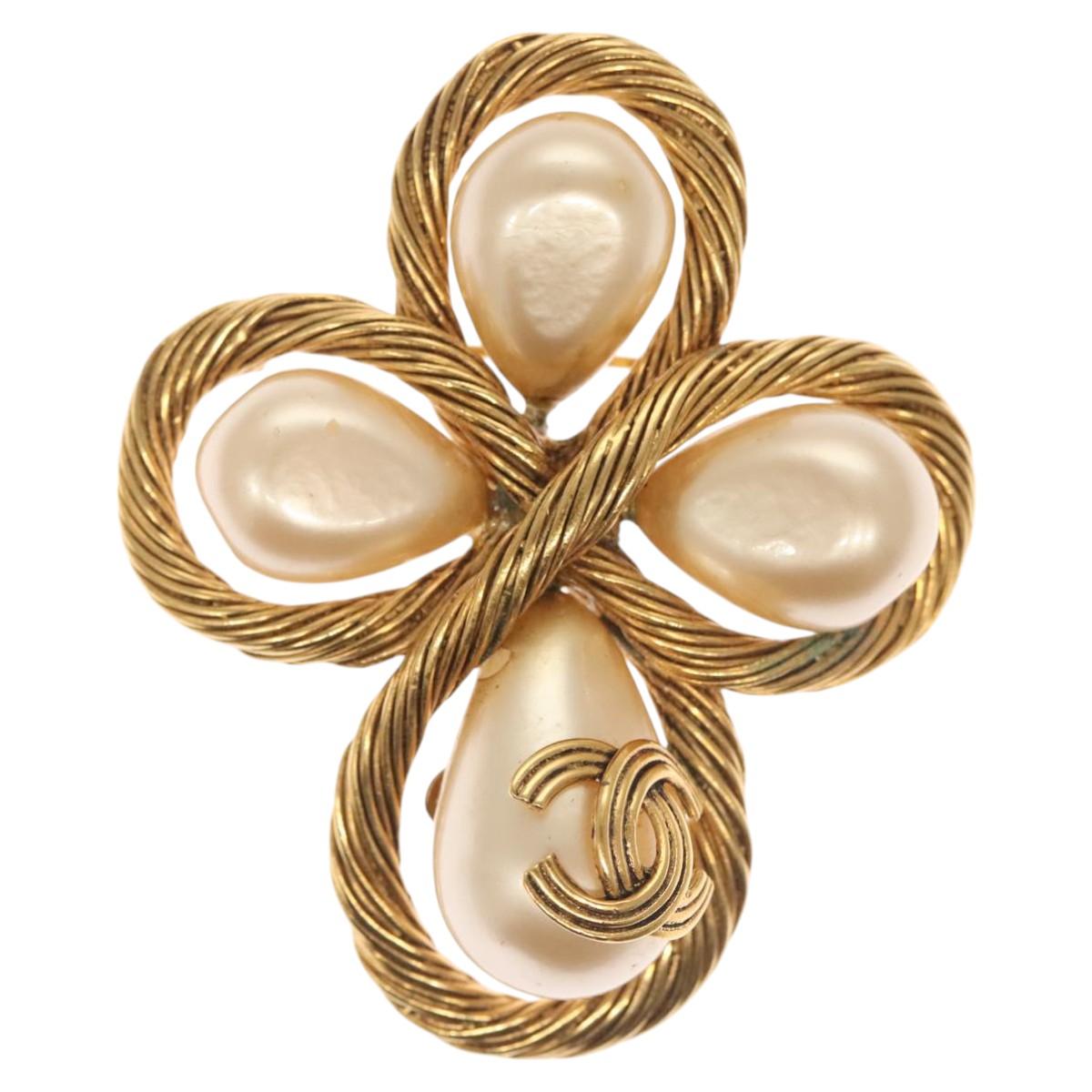 Chanel Gold Metal Coco Mark