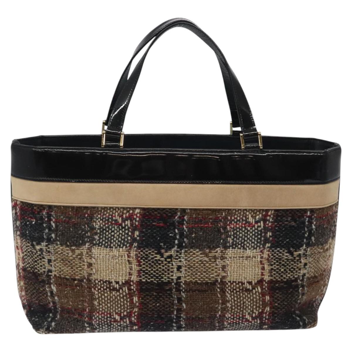 Burberry Brown Canvas Tote