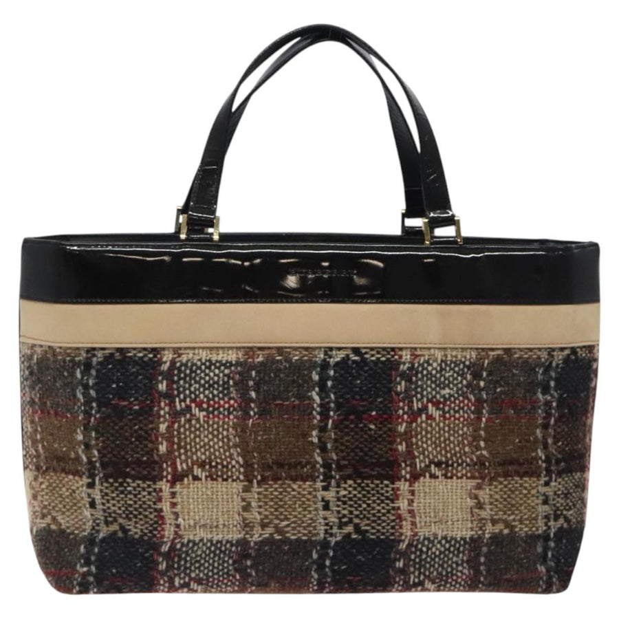 Burberry Brown Canvas Tote