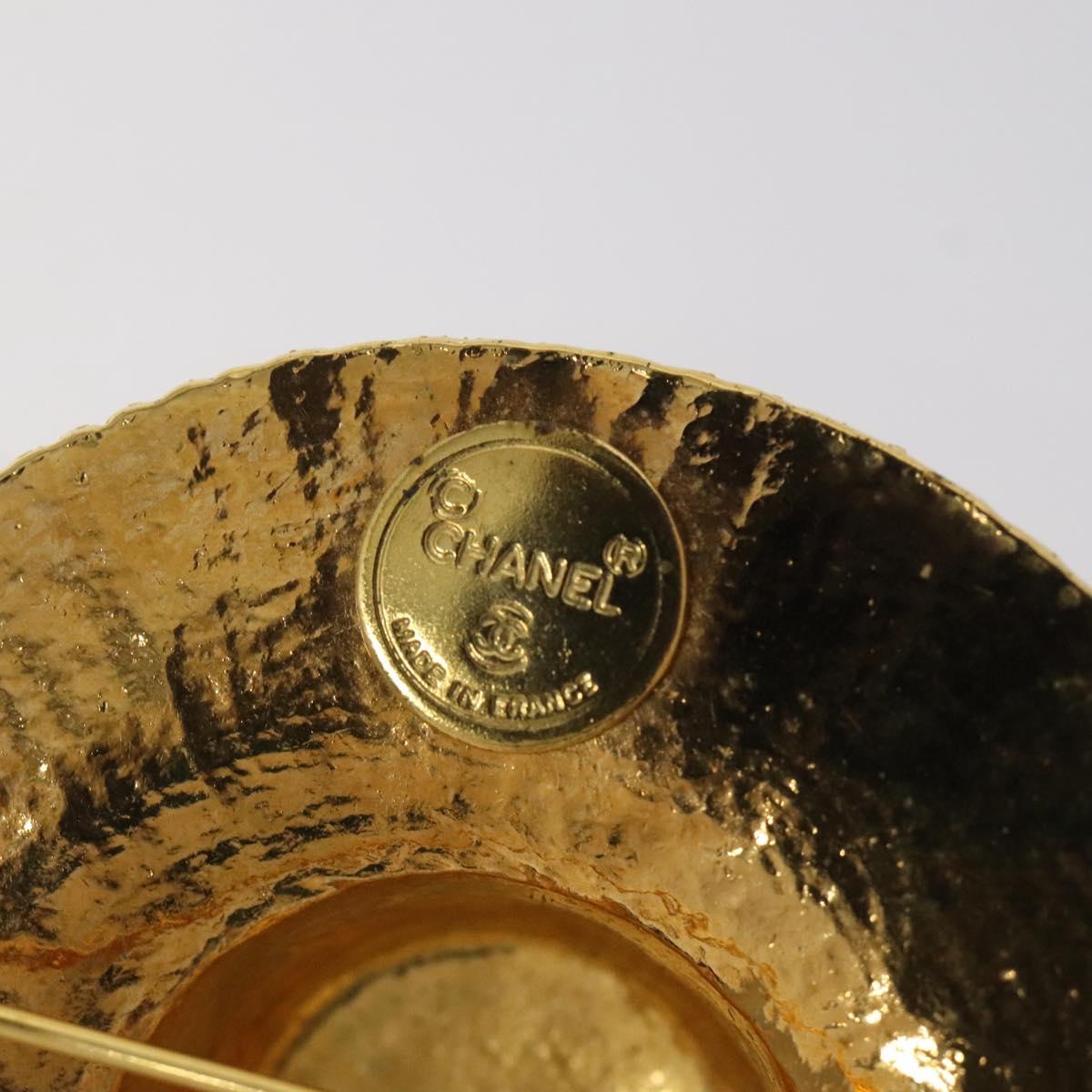 Chanel Gold Metal Brooch