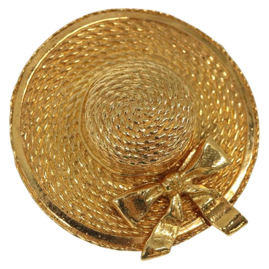 Chanel Gold Metal Brooch